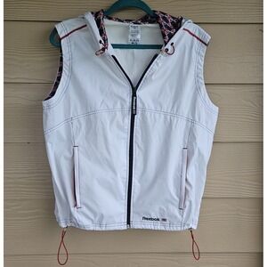 United Kingdom Flag Lined Reebok Sleeveless Hoodie Size M Boxing Hoodie